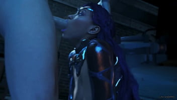 Preview 4 of Indan Hauswif - Starfire Blowjob (loop)