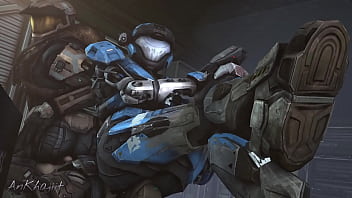 Preview 2 of Academy Teacher Xnxx - Halo: Reach - No Staring! (Halo Anal Anim)