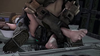 Preview 3 of Academy Teacher Xnxx - Halo: Reach - No Staring! (Halo Anal Anim)