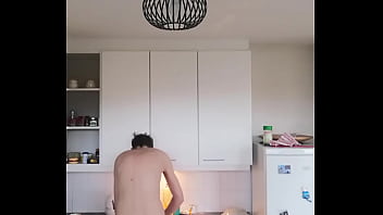 Preview 2 of Real Woman And Dog Animal Porn - doing the dishes