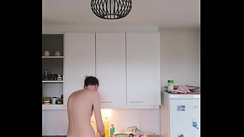 Preview 3 of Real Woman And Dog Animal Porn - doing the dishes