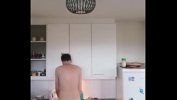 Preview 1 of Real Woman And Dog Animal Porn - doing the dishes