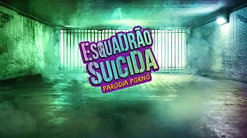 Preview 1 of Yukari Orihara Solo - Arlequina e Katana se pegando... Cena lesbo com muita putaria! Esquadr&atilde_o Suicida - Parte 1