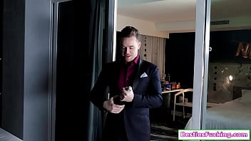 Preview 1 of Mammy Fours Son Xxx - Guy fucks teen and her bffs in a hotel