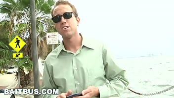 Preview 1 of Outdoor Bdsm Gay - BAITBUS - We Out Trolling For Straight Guys And Hit The Jackpot