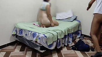 Preview 3 of Tight Burqa - Aprovecho la Debilidad de Mi linda vecina cuando la descubro masturbandose en la casa mientras esta sola  y muy caliente