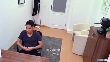 Preview 3 of Sikmeler - Sweet Twink Guy Goes For A Job Interview But Ends Up Sucking Riding A Cock Raw For Money - BigStr