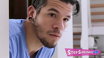 Preview 1 of Best Love Beeg - StepSiblings3x.com - Hurray for clean clothes! bro saw her walking by to go to the bathroom and decided to follow.