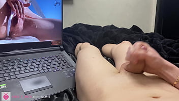 Preview 3 of Actresss Tamil - Jerking off sluggish cock after sex and watching porn! POV! FREE! - Vik Freedom