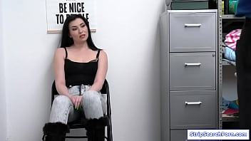 Preview 1 of Tcotk Net - Officer strips then fucks brunette thief