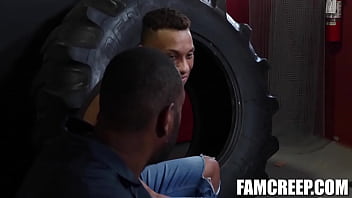 Preview 2 of Contest Amateurs - James Jacobs Fucked His Stepdad August Alexander For Car Repairs