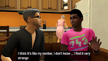 Preview 1 of Bxxxbxxxc 4 - Husband shares wife with young black guy for the first time for her birthday present - Cuckold