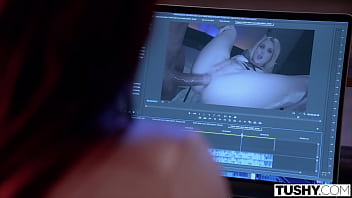 Preview 1 of Ko Cae - TUSHY Anal-obsessed April takes on special job for her boss