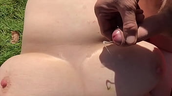 Preview 4 of Sane Lavon - 3 short videos playing outdoors compilation,  squirt,  cum,  naked and clothed