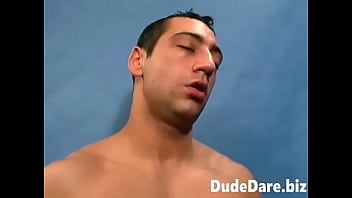 Preview 2 of Amateur Watch Wife - Hot brunette dude smashed in the ass doggystyle