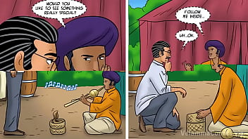 Preview 3 of Lesbo Thazin - Velamma Episode 120 - Snake Charmer