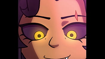 Preview 1 of Solo Cartoon Booty - Tit job Titan Luz  -  The owl house