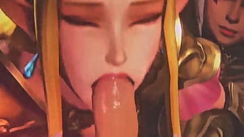 Preview 3 of Hegre Artcom Massage - Cya and Zelda blowjob 4k 60 fps