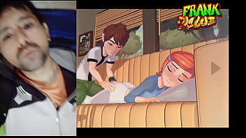 Preview 1 of Naked Bath - watching a hentai game vol.02