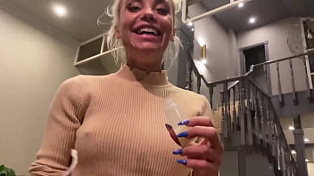 Preview 1 of The Sedeed - Skinny Ukrainian ballerina Lara Frost POV blowjob with Dirty Talk