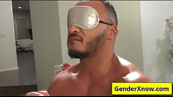 Preview 1 of Sex With Big Gay - Tranny loves fetish action - Dillon Diaz,  Angelina Please