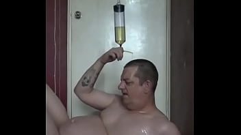 Preview 3 of Videos Xxx Petisa Puta - bisexual gay male mark wright takes his own piss shower but wants the hater to come and piss all over him instead
