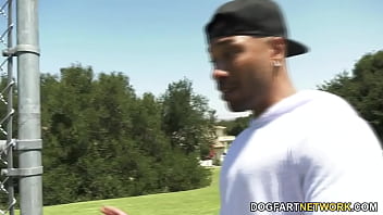 Preview 1 of Kelisya Monre - Paris White enjoys cum on her feet by big black cock