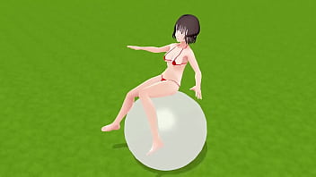Preview 4 of Mla Khalifa Ki Pon Video - とよたのの　グラビアで用意された水着が小さすぎてほぼ裸