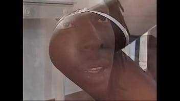 Preview 1 of Beautifully Fucked And Creampied - Gorgeous black panther enjoys fucking in her chocolate hole and caresses her wet pussy with her fingers