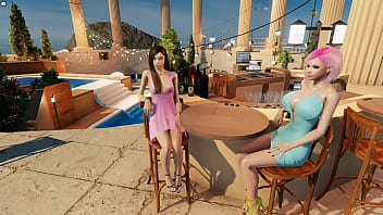 Preview 1 of Gay Sex Anime - Girls Spa Day - Day 3 - Royal BBC Exclusive ft [LongLegSteph &amp_ Agathee]