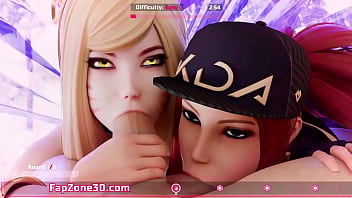 Preview 1 of Ages 15 - Fap Hero - Sexy 3D Girls Fucks To The Music Beat