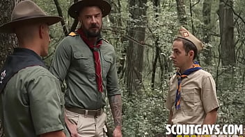 Preview 1 of Alex Clark Oreob4by - Jax Thirio and Dietrich Teaches Scout Marcus Lesson in Descreation