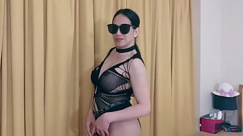 Preview 1 of Yapoos Market Scato - the beautiful shemale sexy striptease and masturbation