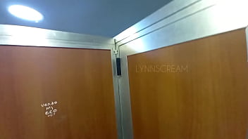 Preview 2 of Fat Women Of Porn - Risky public fuck at Mc Donald&#039_s bathroom until cum in ass - @lynnscreamreal Public Adventures part 1