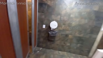 Preview 3 of Fat Women Of Porn - Risky public fuck at Mc Donald&#039_s bathroom until cum in ass - @lynnscreamreal Public Adventures part 1