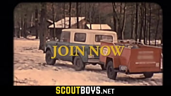 Preview 1 of Slot Bbc - Fat stubby cock plugs tight twink anus raw-SCOUTBOYS.NET