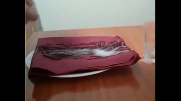 Preview 3 of Candy Hoxx - Huge load to table