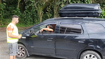 Preview 1 of Tante Indo - Flanelinha cuidou do meu carro !!! Paguei no Xerecard e tomei todo leite quente !!! Leo Fernandezxxx - Paty Bumbum