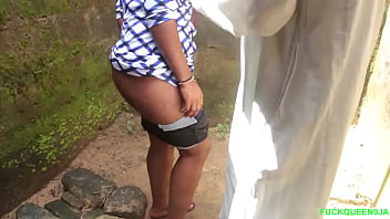 Preview 1 of Nija Madre - Fucking under the rain with an umbrella