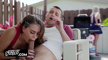 Preview 2 of Giantess Velvet - A Nutritive Cock Starving in Family | Selena Love,  Myles Long