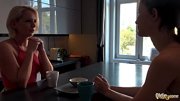 Preview 1 of Blsack Man - Sweet pussy fucking and cock sucking by teens in old and young threesome