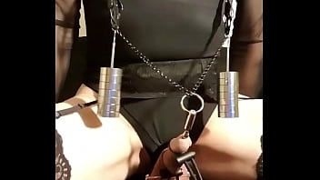 Preview 4 of Bhojpuri Xn Video - Kinky maso slut remote e-stim CBT,  September 17,  2021,  part 2