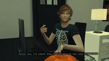 Preview 1 of Japanese Big Areolas - Sims 4. Wicked Halloween. Part 2 - Punishment for treason