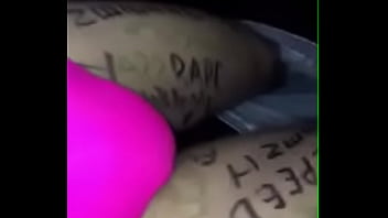 Preview 2 of Panty Assjob Handjob Cum On Ass - Sissy slut boy outside at night