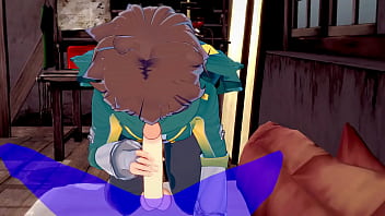 Preview 1 of Xnxx Tushy Porn Hd - KonoSuba Yaoi - Kazuma blowjob with cum in his mouth - Japanese Asian Manga anime game porn gay