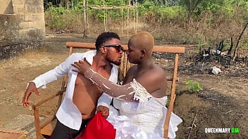 Preview 2 of Miya Khalipha New - My ex girlfriend&#039_s wedding is today,   she offered to fuck me for the last time - Outdoor