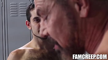 Preview 2 of Handd Job - Aiden Joseph just got done working out at the gym With step-uncle Max Sargeant