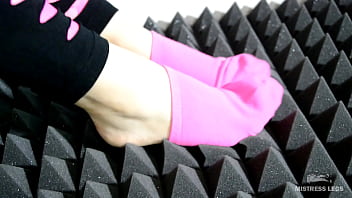 Preview 4 of Asahley Adams - My beautiful feet in socks compilation