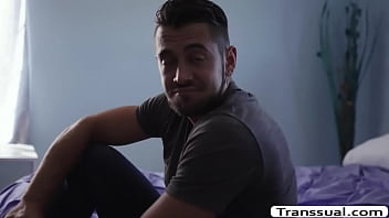 Preview 1 of To Insert - Blonde TS lets stepbros friend analed her