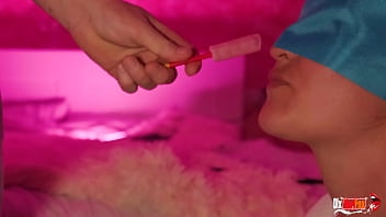 Preview 2 of Vanesa Engel Viral - Cheated stepmom in guess the taste game and made her suck cock